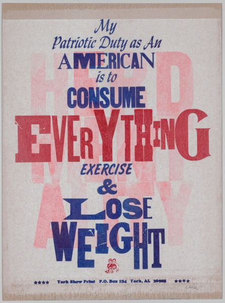 The Bad Air Smelled of Roses: My Patriotic Duty as an American is to Consume Everything Exercise & Lose Weight.