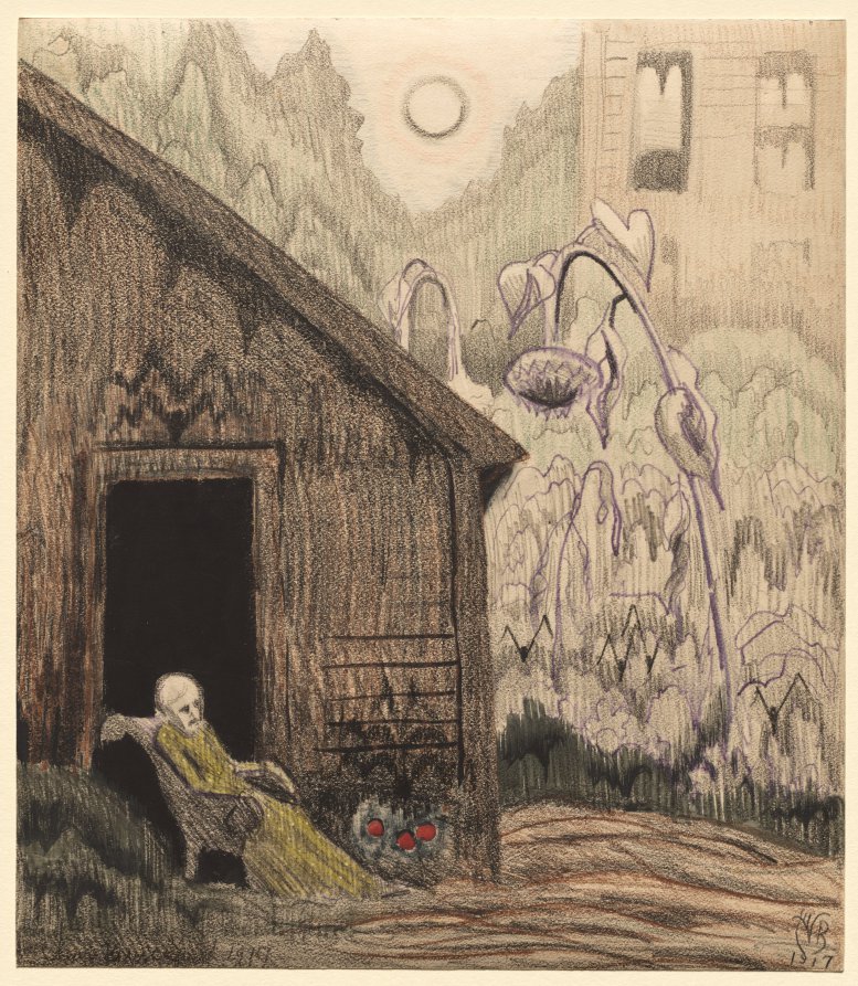 Crabbed Old Age, Charles Burchfield, 1917