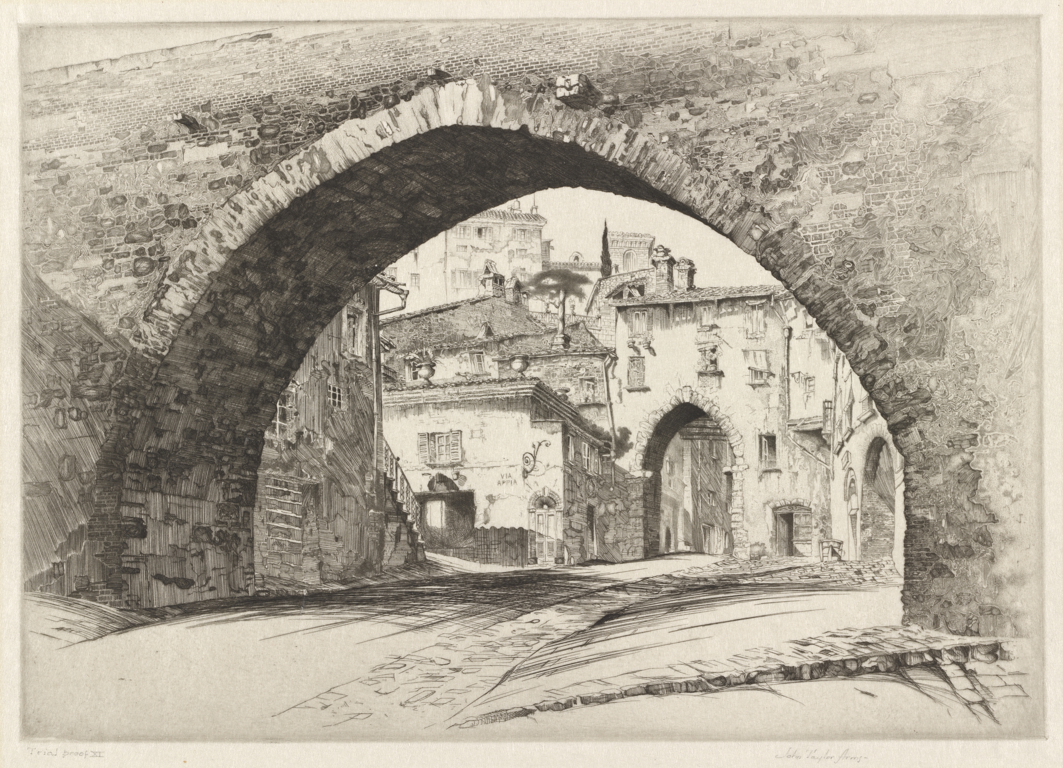 Italian Series:  Arch of the Conca, Perugia