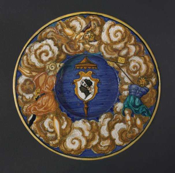 Plate with the Arms of the Pucci Family