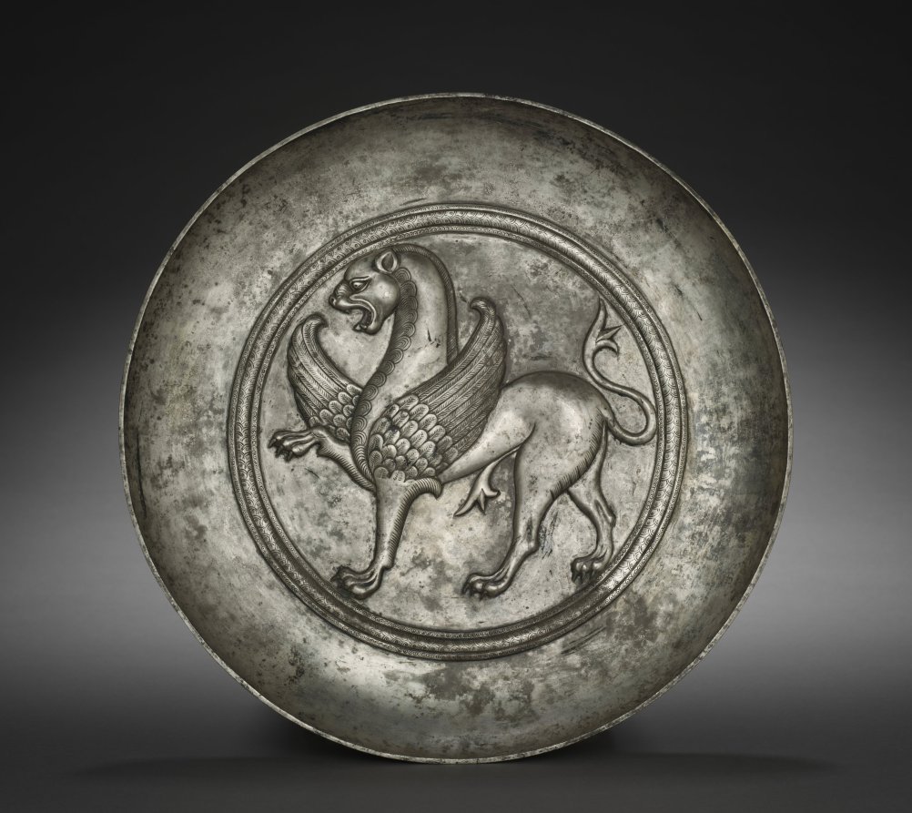 Plate with Winged Griffin