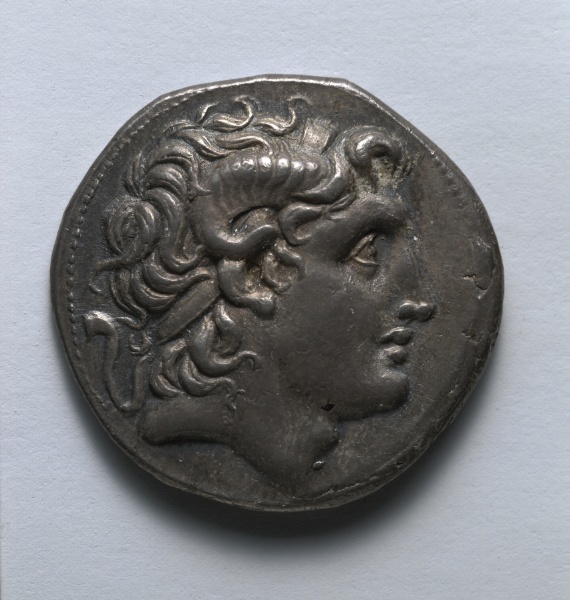 Tetradrachm: Head of Alexander III [The Great] (obverse)