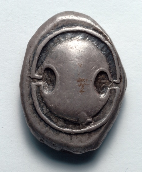 Stater: Boetian Shield, within Incuse Circle (obverse)