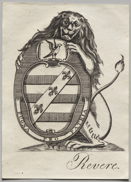 Bookplate:  Coat of Arms