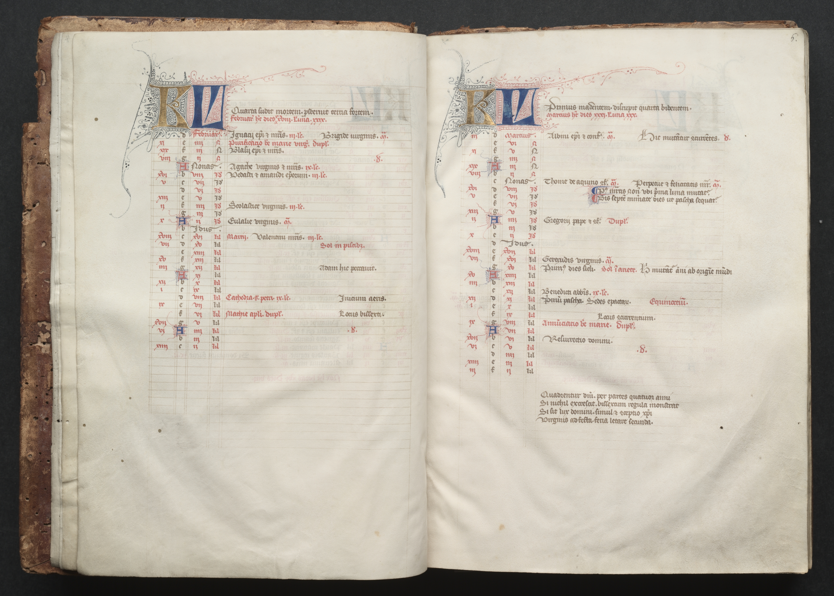 The Gotha Missal:  Fol. 5v, Text 