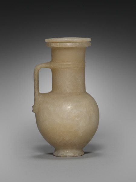 Long-Necked Flask with Strap Handle and Lid