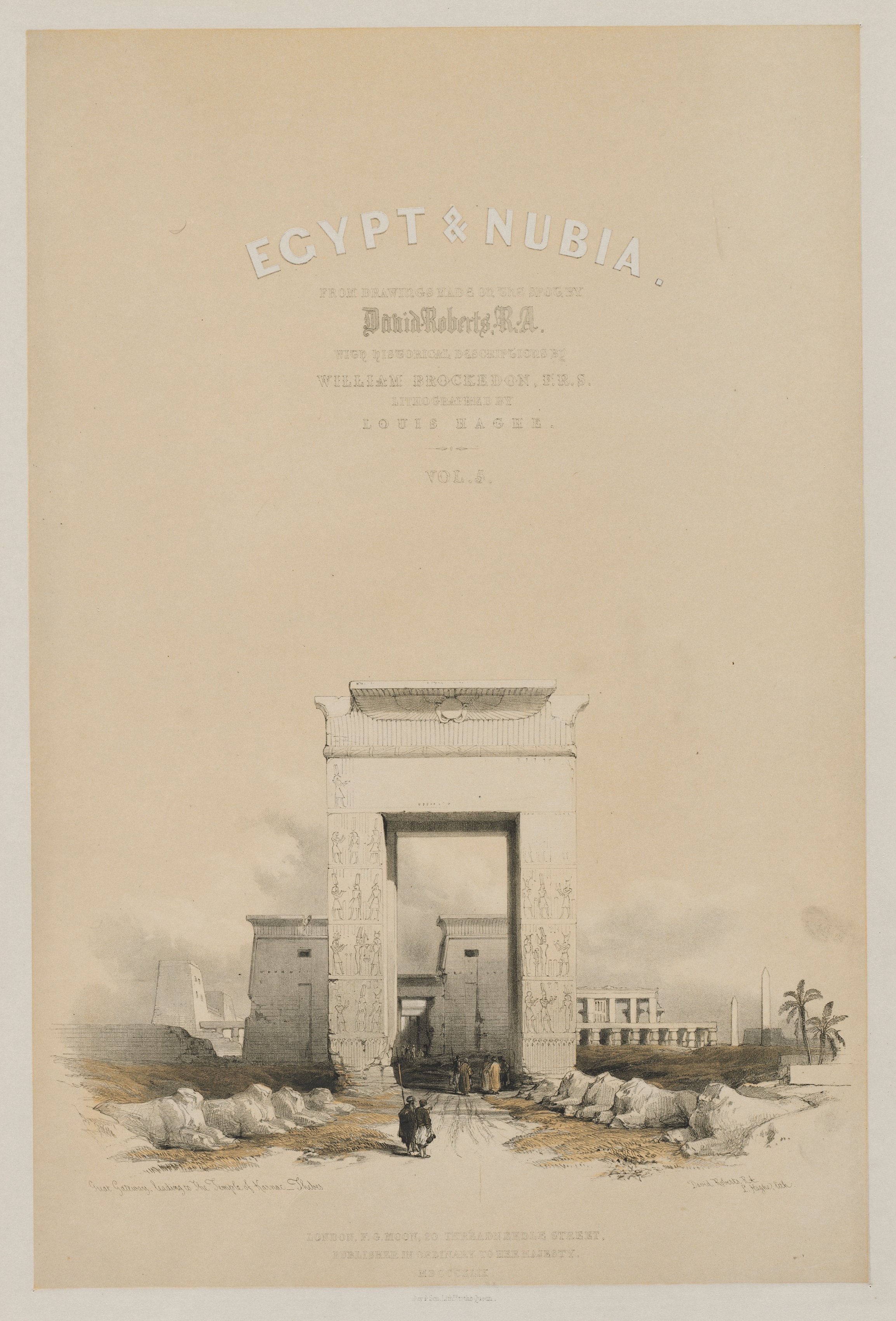 Egypt and Nubia: Frontispiece Volume V