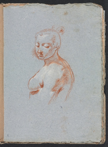 Verona Sketchbook: Female nude (page 27)