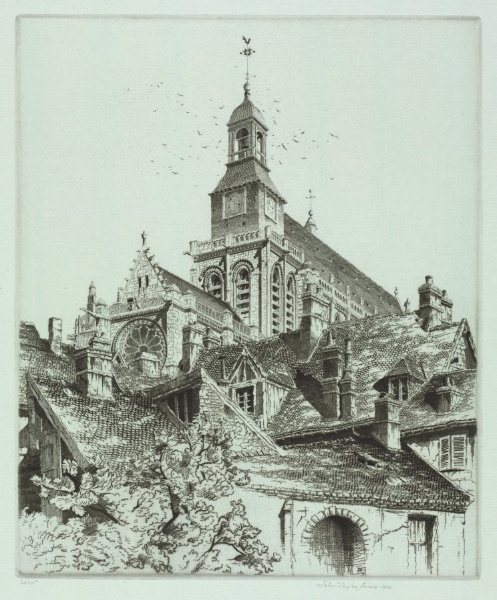 French Church Series No. 35: Église Sainat Gervais, Gisors