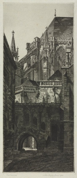 French Church Series No. 29: Abside de la Cathedral de Saint Pierre et Saint Paul, Troyes