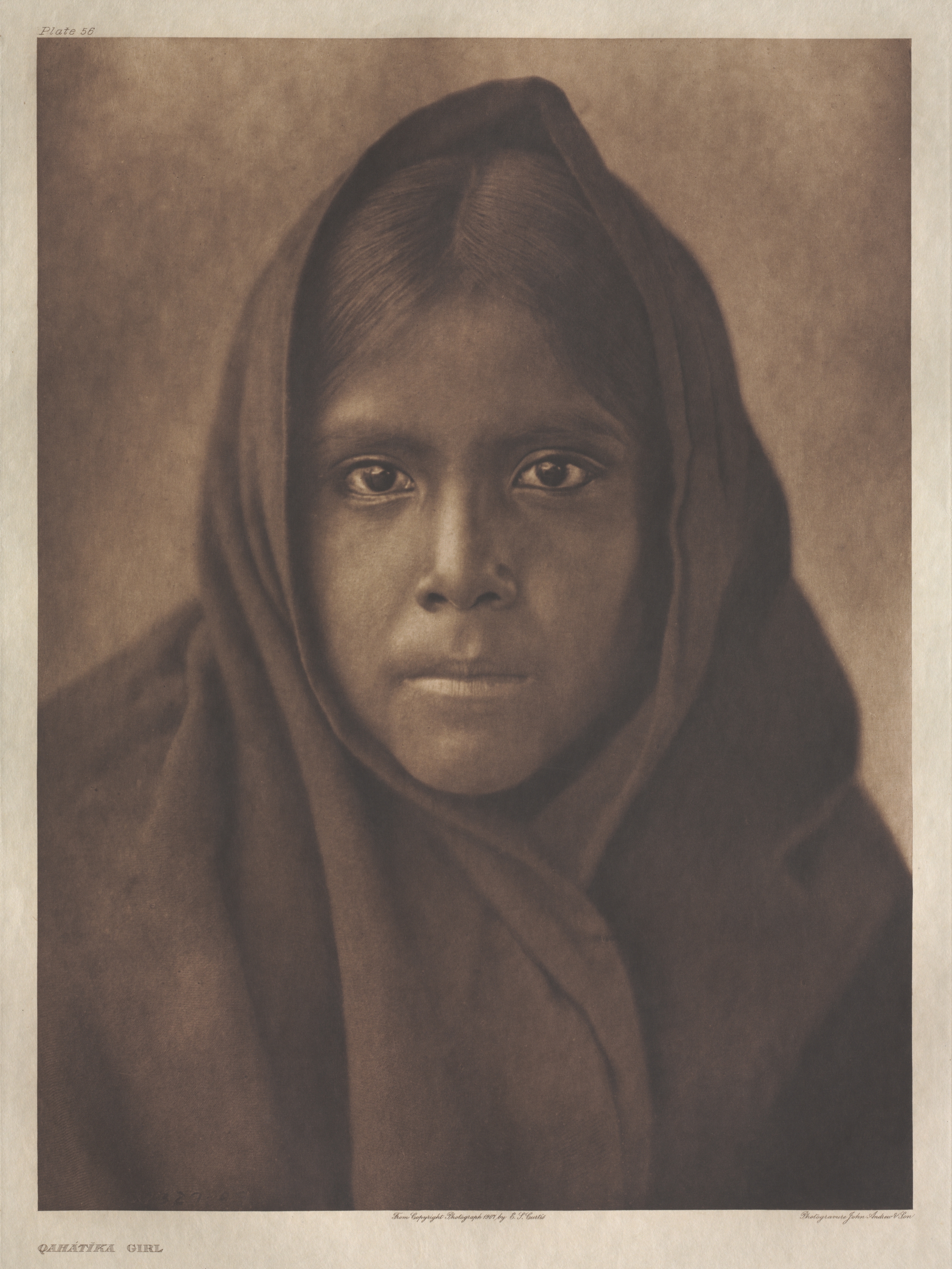 Portfolio II, Plate 56: Qahátika Girl