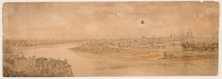 A Selection of Twenty of the Most Picturesque Views in Paris:  A General View of Paris, taken from Chaillot