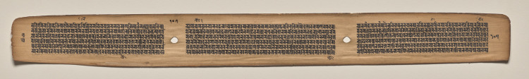 Text, Folio 107 (verso), from a Manuscript of the Perfection of Wisdom in Eight Thousand Lines (Ashtasahasrika Prajnaparamita-sutra)