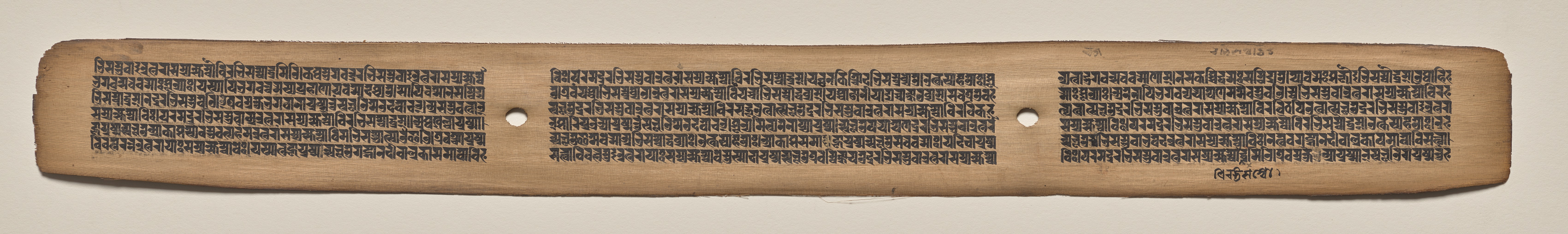 Text, Folio 111 (recto), from a Manuscript of the Perfection of Wisdom in Eight Thousand Lines (Ashtasahasrika Prajnaparamita-sutra)