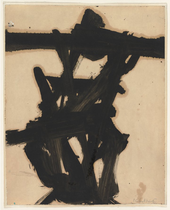 Black and White, Franz Kline, 1954