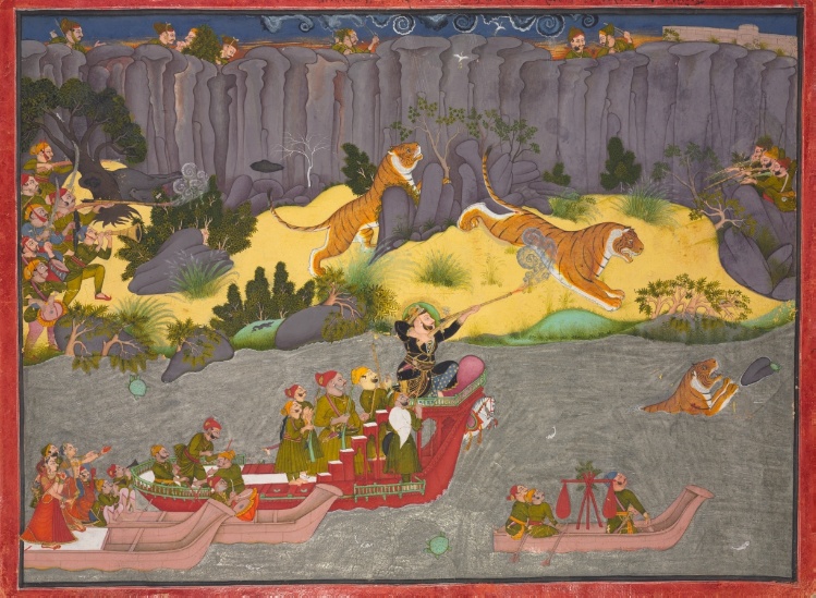 Tiger Hunt of Raja Ram Singh II