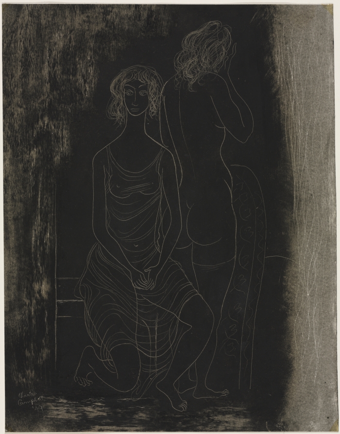 Girls Resting, Charles Malcolm Campbell, 1944