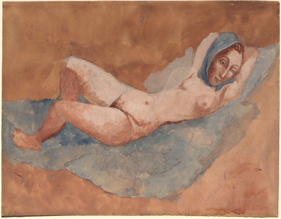 Reclining Nude (Fernande), Pablo Picasso, 1906