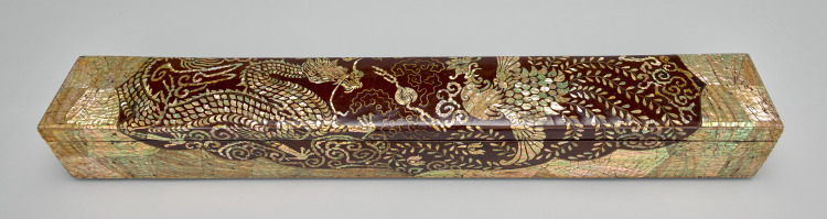 Scroll Box with Dragon and Phoenix Design