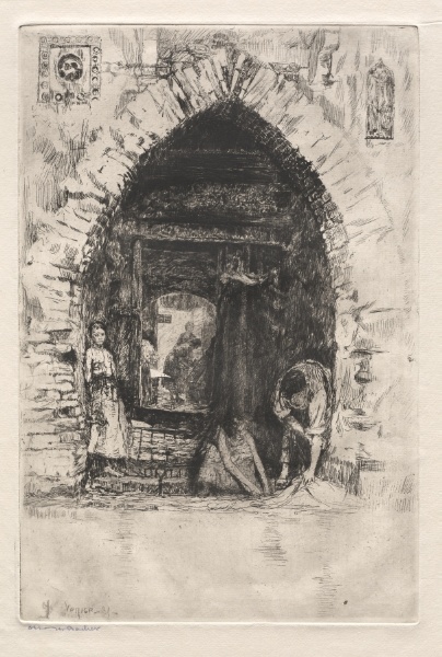 Etchings of Venice: Laundry