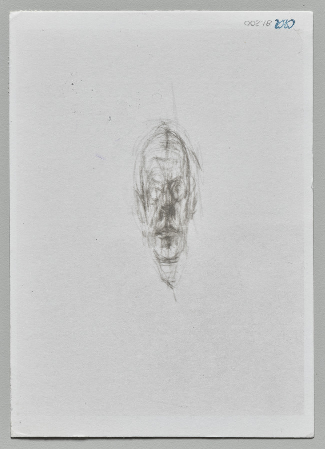 Giacometti (verso), Lenore Tawney, 1979