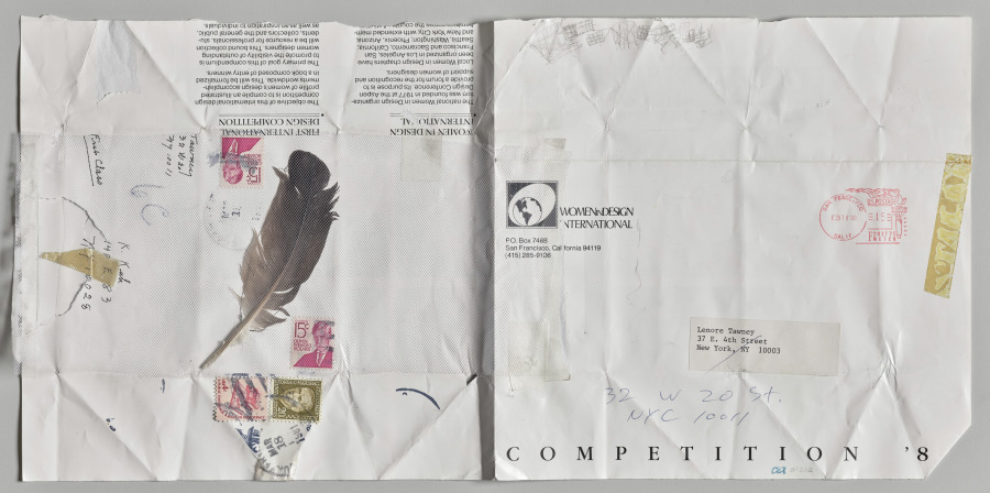 Envelope for Eskimo (recto), Lenore Tawney, 1981