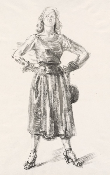 Young Woman Standing