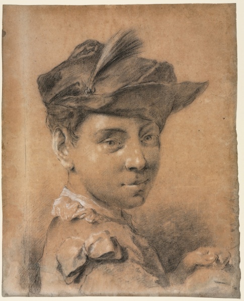 Head of a Young Man Wearing a Hat