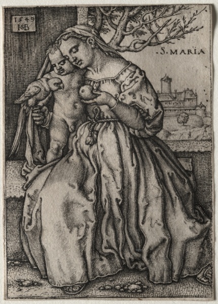 Virgin and Child with Parrot