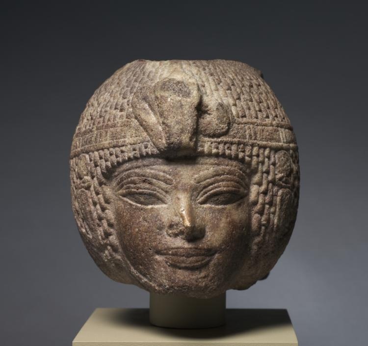Head of Amenhotep III Wearing the Round Wig