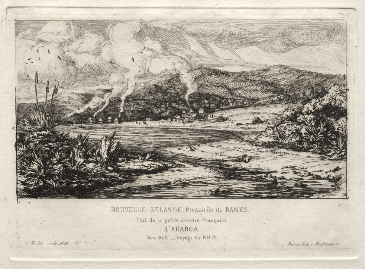 The Little French Colony at Akaroa, 1845