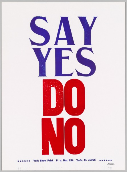 The Bad Air Smelled of Roses: Say Yes Do No