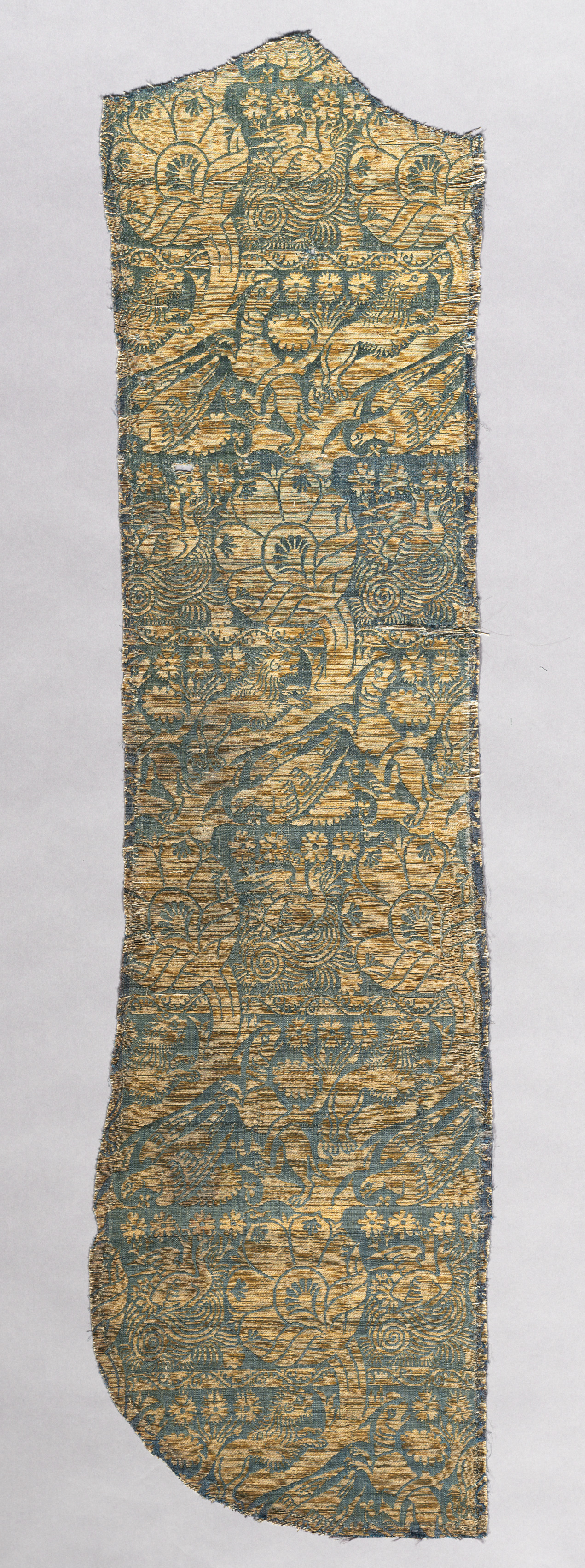Chasuble Fragment with Realistic Animals