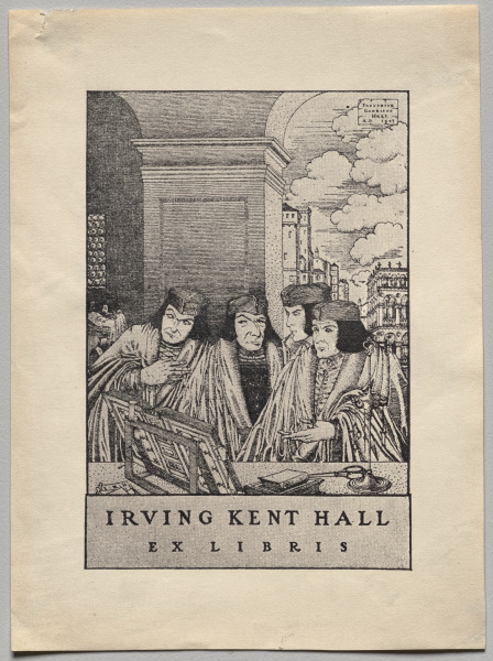 Bookplate: Irving Kent Hall