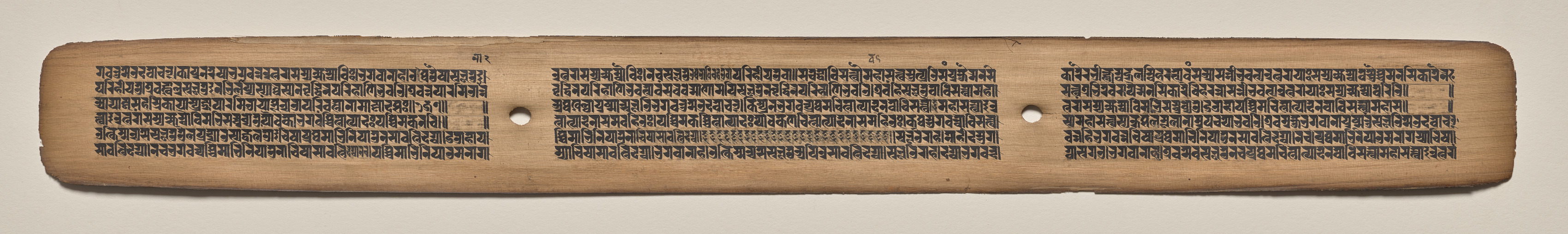 Text, Folio 124 (recto), from a Manuscript of the Perfection of Wisdom in Eight Thousand Lines (Ashtasahasrika Prajnaparamita-sutra)
