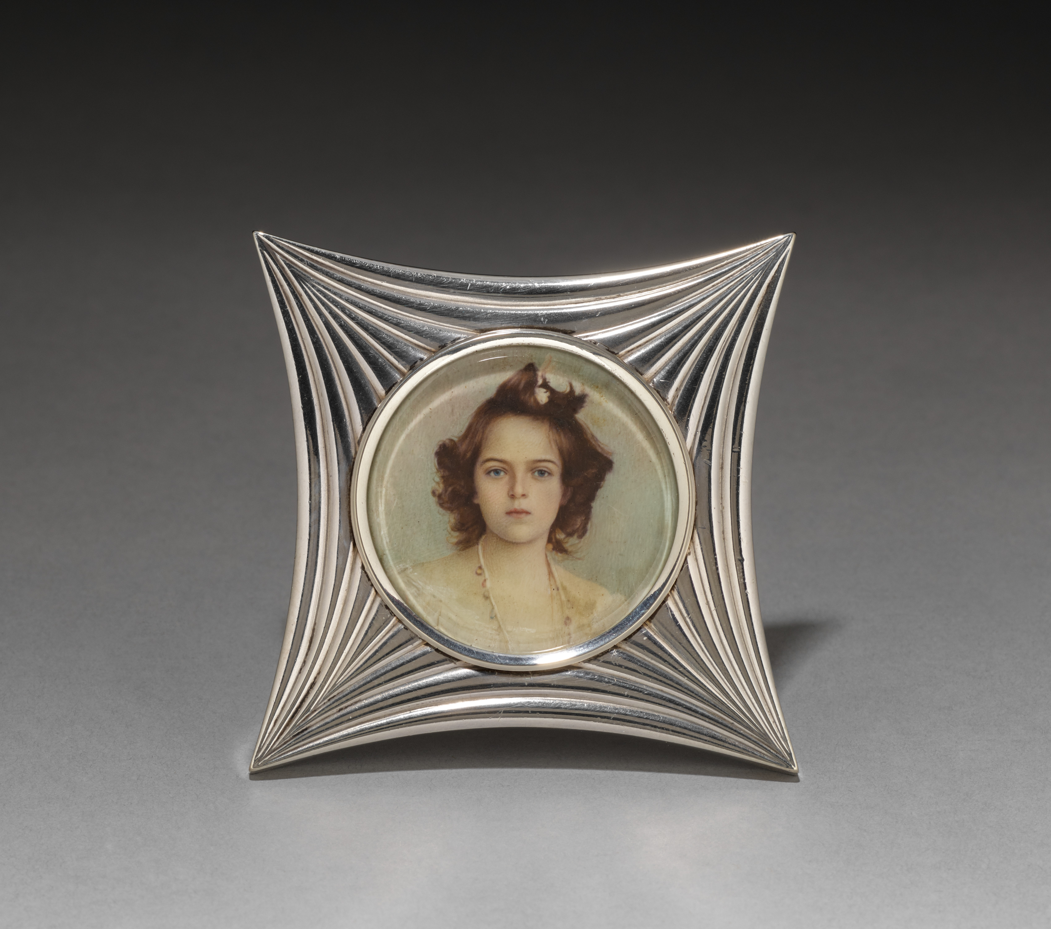 Frame with Portrait Miniature of Princess Yusopov