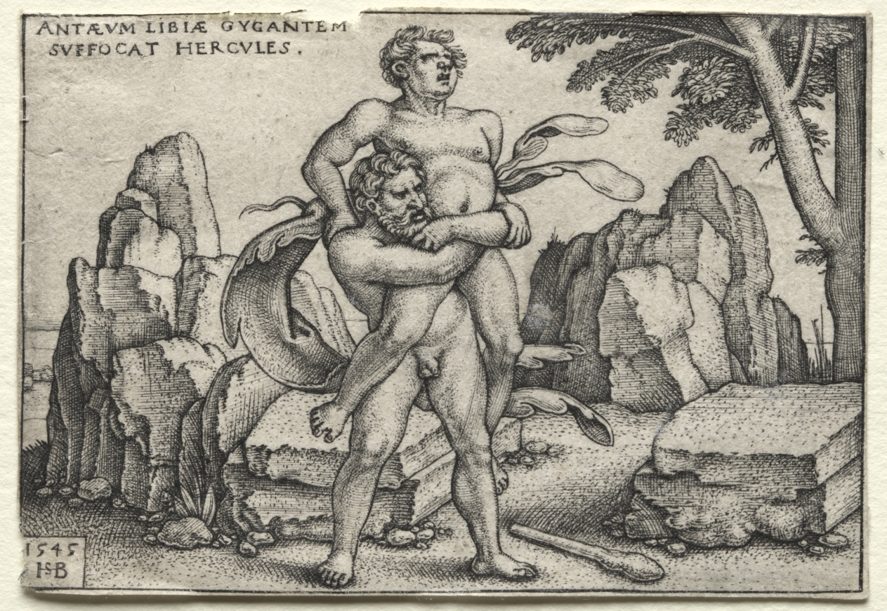 The Labors of Hercules: Hercules Crushing Antaeus