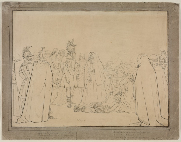 Aeneas Shown the Body of Pallas from Virgil's "Aeneid"