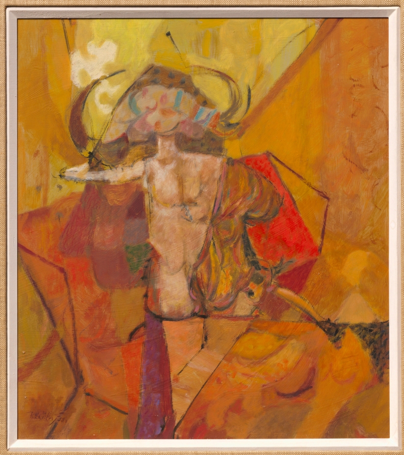 Red Odalisque, Robert C. Brisley, 1958