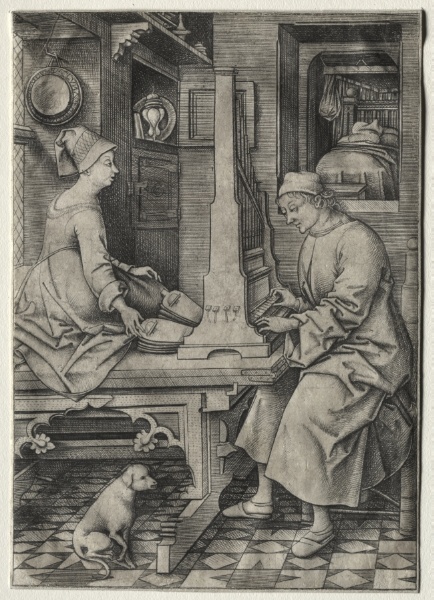 The Organ Player and His Wife