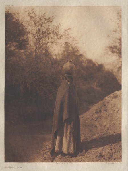 Portfolio II, Plate 65: Maricopa Girl