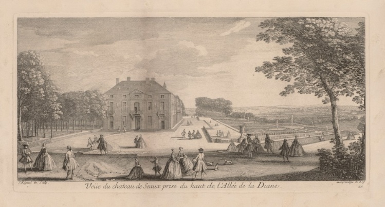 View of the Chateau de Seaux from Diana's Promenade