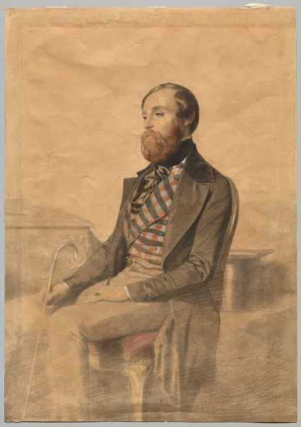 Portrait of Alfred de Musset (1810-1857)