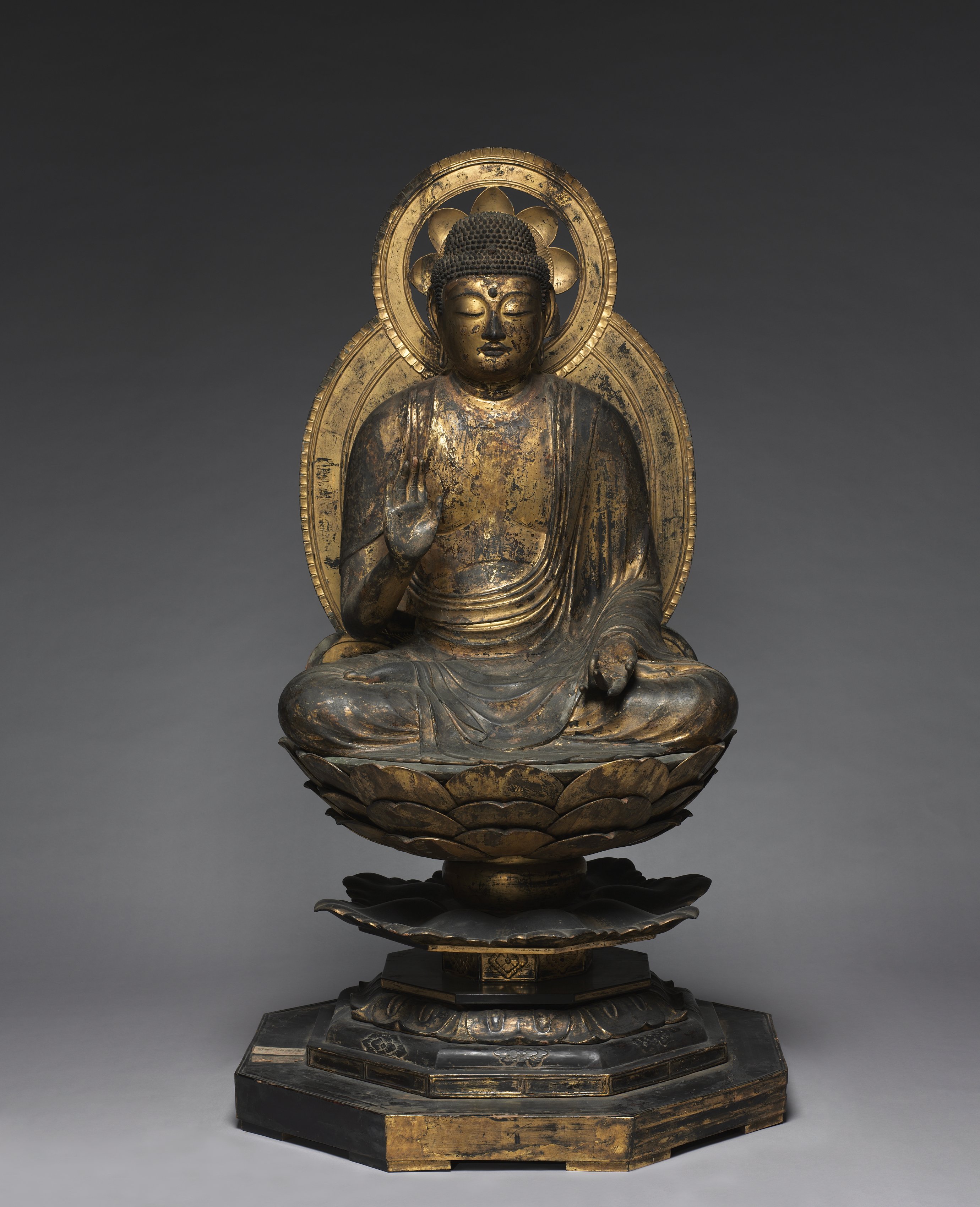 Seated Buddha with Halo