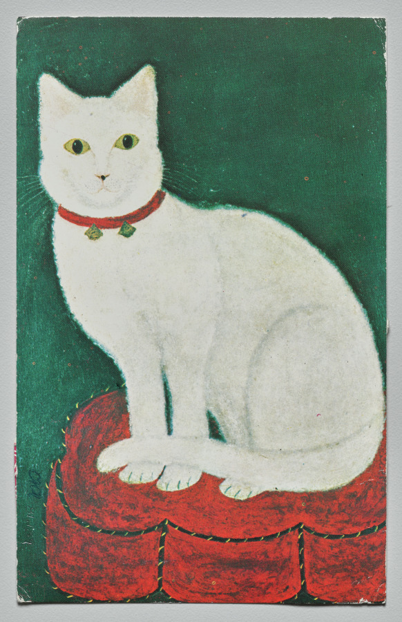 Cat (verso), Lenore Tawney, 1976