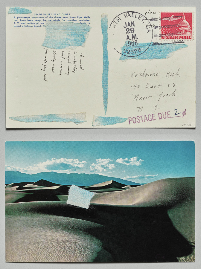 Death Valley, Lenore Tawney, 1968