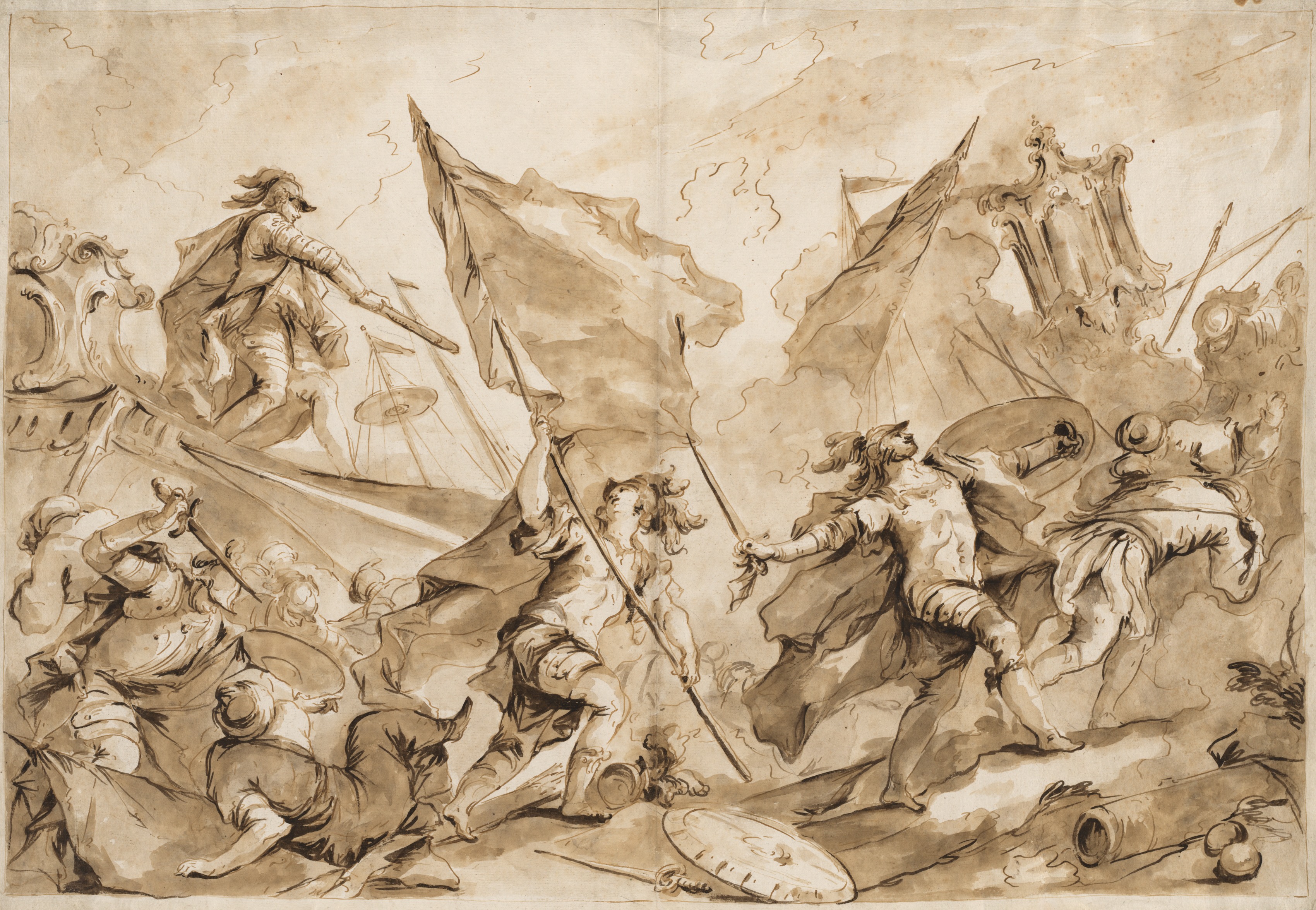 Jacopo Marcello Directing the Assault of Gallipoli