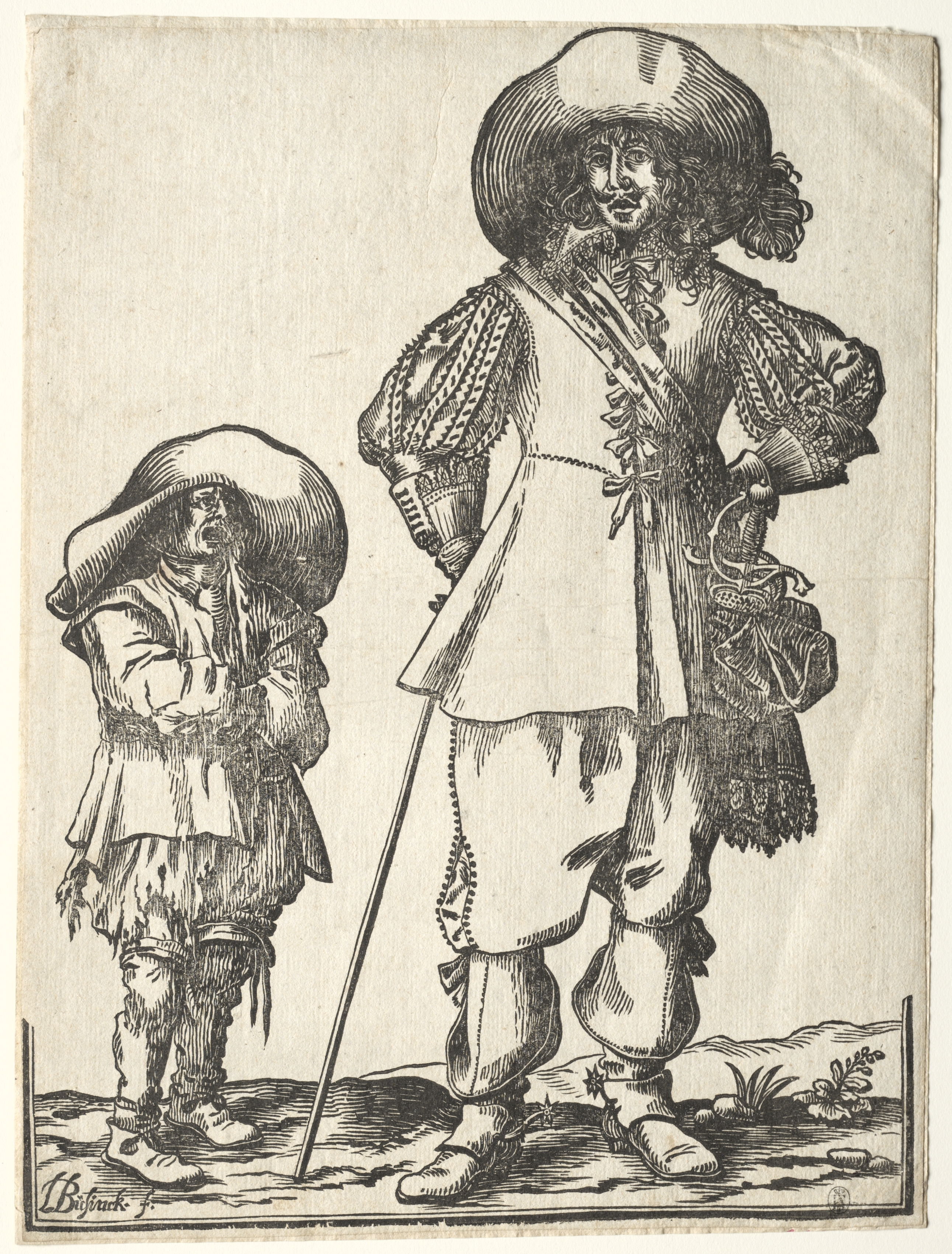 Standing Cavalier and Beggar Boy