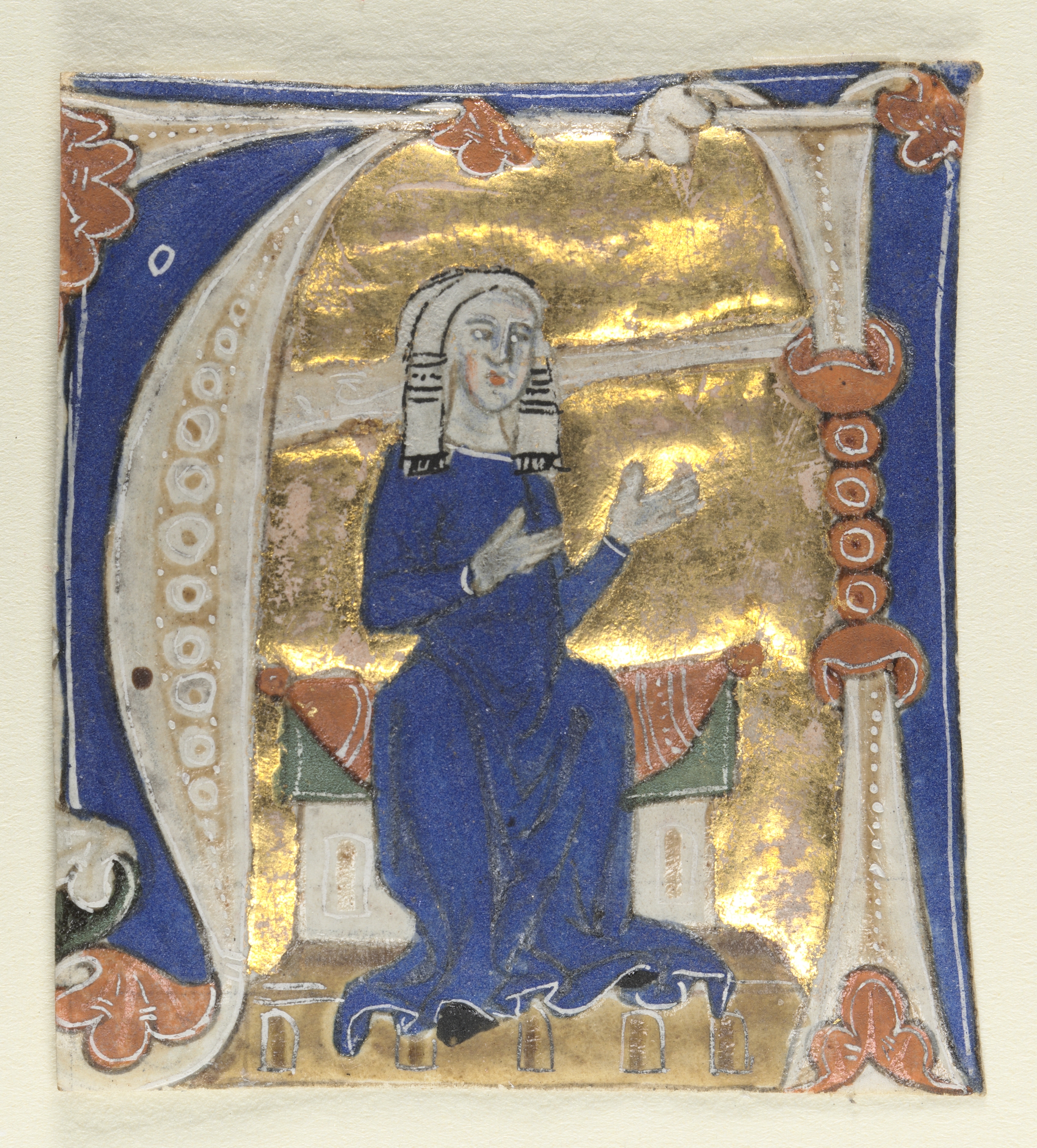 Historiated Initial (A) Excised from a Bible