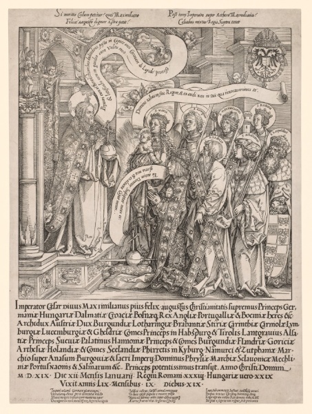 The Emperor Maximilian Presented by His Patron Saints to the Almighty